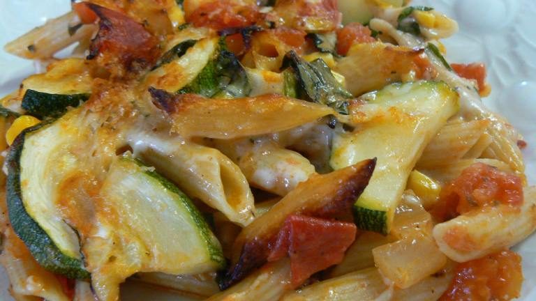 Baked Penne With Corn, Zucchini and Basil created by Scott Binder
