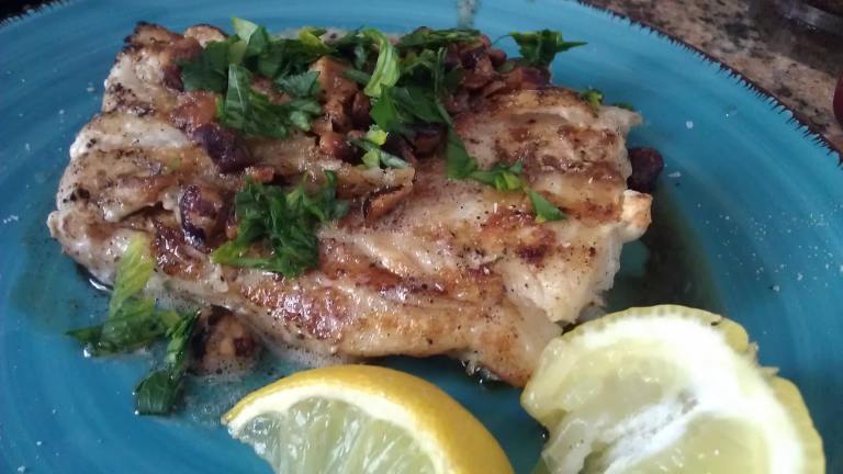 Fish With Macadamia Butter Sauce Created by threeovens
