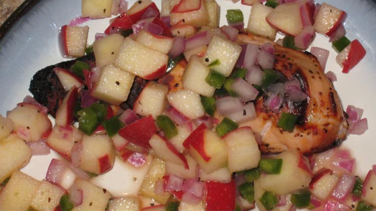 Apple Salsa With Chicken created by yogiclarebear