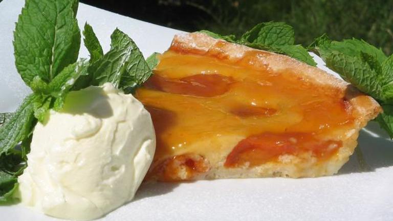 Tarte Aux Abricots - Glazed French Apricot Tart With Almonds created by The Flying Chef