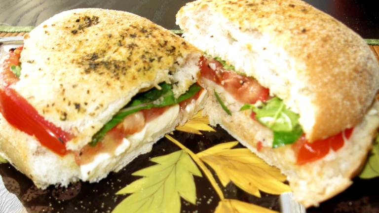 Perfect Summer Sandwich (Tomato, Basil, Cheese) Created by newmama
