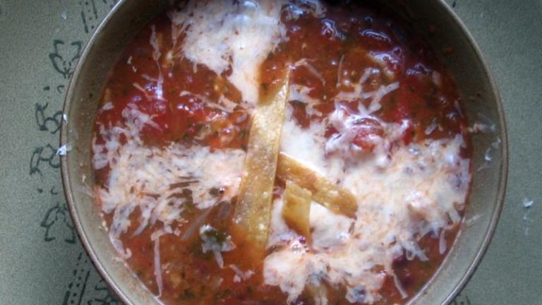 Vegetarian Tortilla Soup created by spatchcock