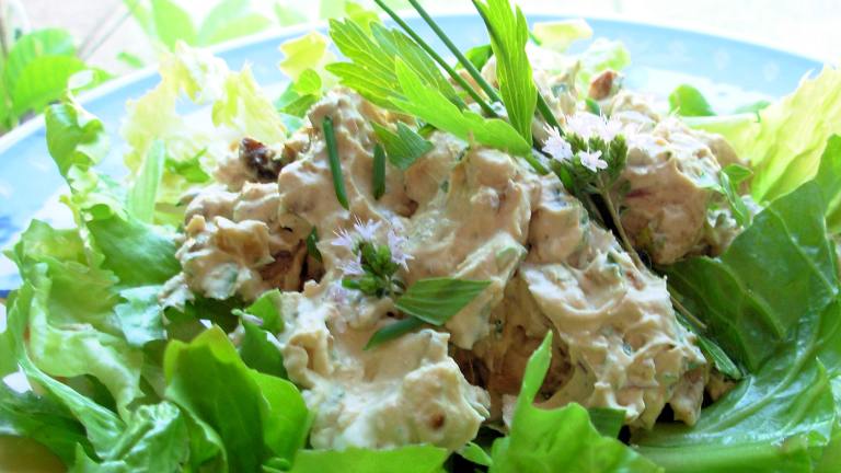 Chicken Salad in a Creamy Chive and Lovage Dressing Created by French Tart