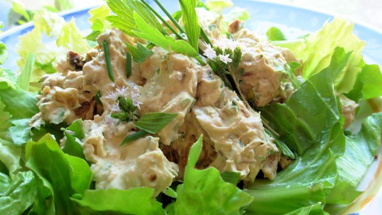 Chicken Salad in a Creamy Chive and Lovage Dressing Created by French Tart