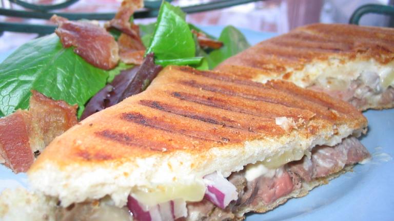 Roast Beef Panini With Horseradish Mayo Created by Lorrie in Montreal