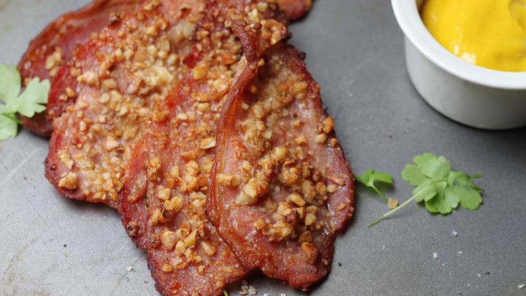 Bourbon-Praline Bacon Created by Swirling F.