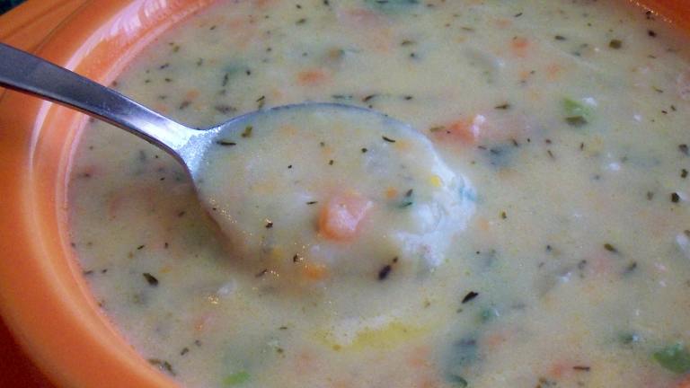 Mashed Potato Soup Created by Parsley