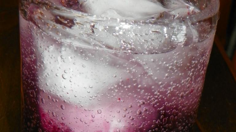 Alton Brown's Blueberry Soda from Good Eats (Food Network) Created by Baby Kato