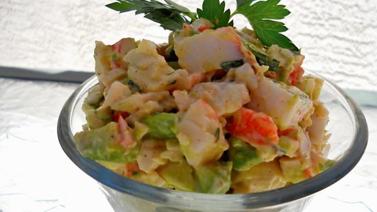 Crabby Avocado Salad Created by AZPARZYCH