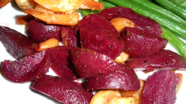 Roasted Beets and Garlic Created by Bergy
