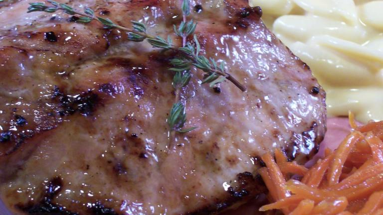 Sweet & Tangy Grilled Pork Chops Created by Crafty Lady 13