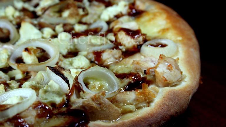 BBQ Chicken Pizza With Feta Created by Chef floWer