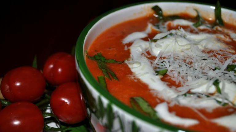 Tomato and Pepper Soup Created by Zurie