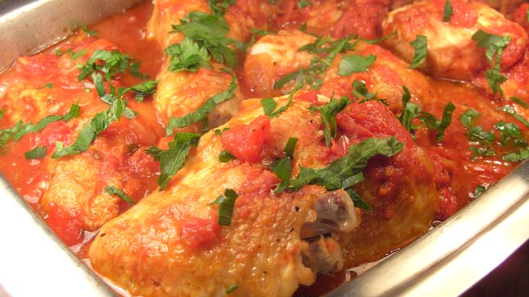 Spanish Chicken With Peppers Created by JustJanS