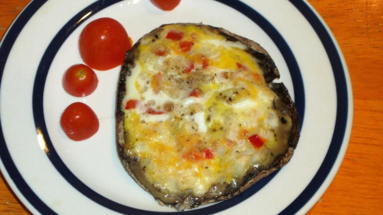 Grilled Portobello Omelette Created by Maryland Jim