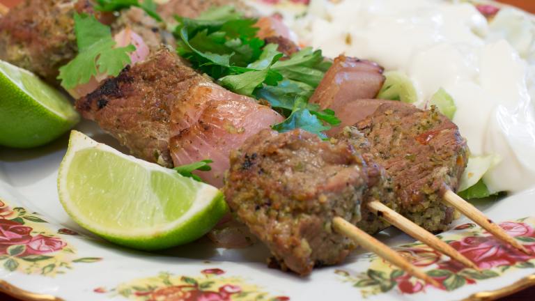 Spicy Mexican Lamb Kebabs Created by Peter J