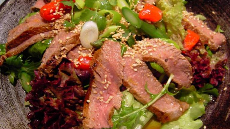 Warm Asian Steak Salad Created by JustJanS