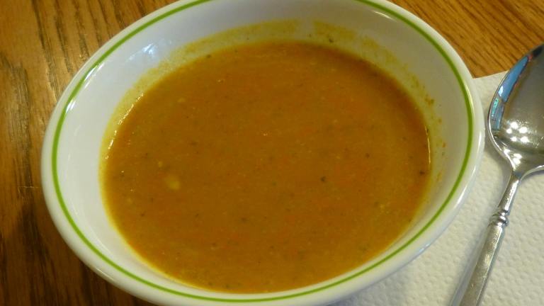 Cream of Zucchini, Carrot and Cucumber Soup Created by Lisa Fuller