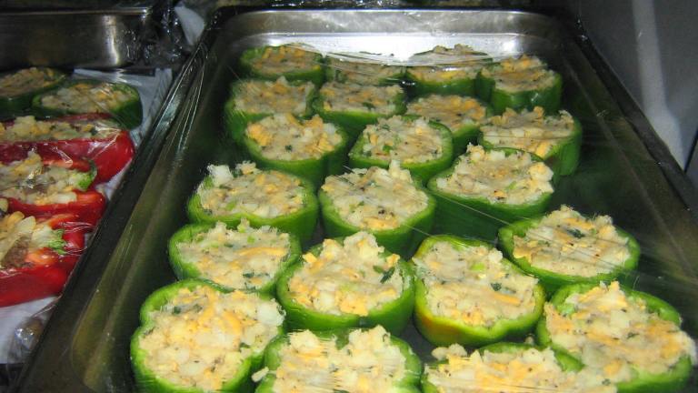 Cheesy Stuffed Pepper Rings Created by Leslie