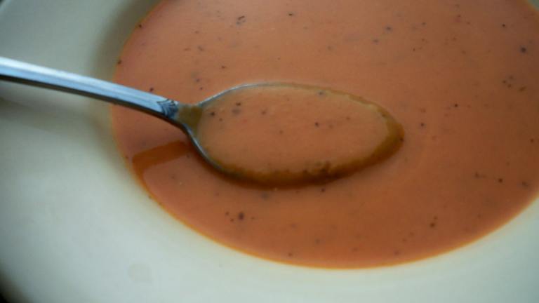 Tomato Basil Soup Created by Parsley
