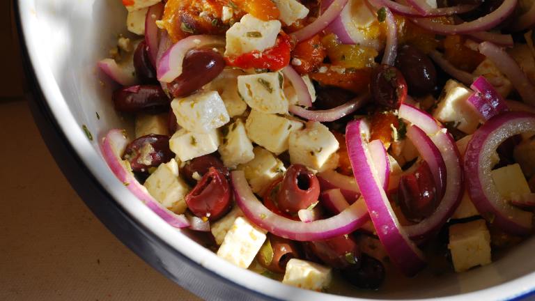Marinated Vegetables With Feta created by Katzen