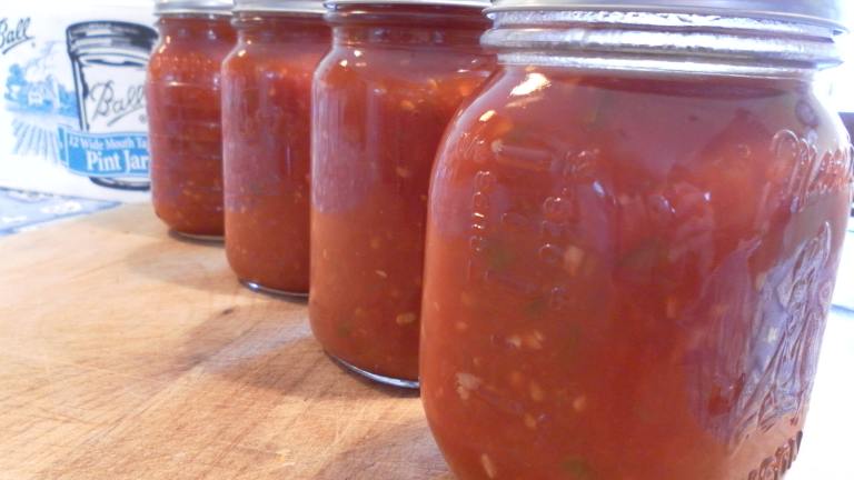 Jana's Home Canned Picante Sauce Created by Pam-I-Am