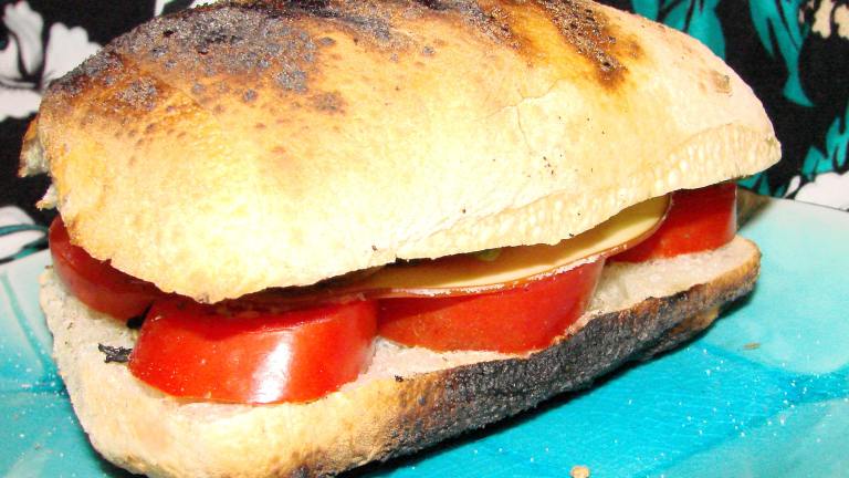 Panini Caprese Sandwich With Avocado Created by Boomette