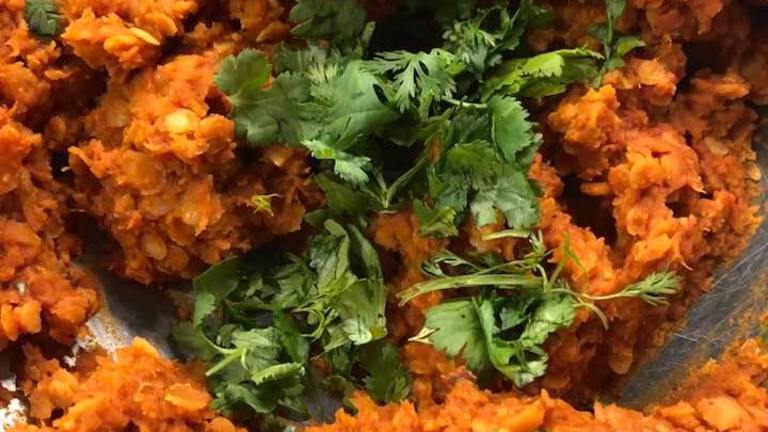 Curried Red Lentils Created by Creative Culinaire