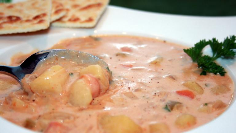 Pink Potato Soup Created by Tinkerbell