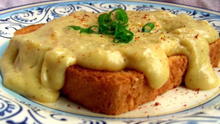 Welsh Rabbit Rarebit Sort Of Toasted Cheese Recipe Food