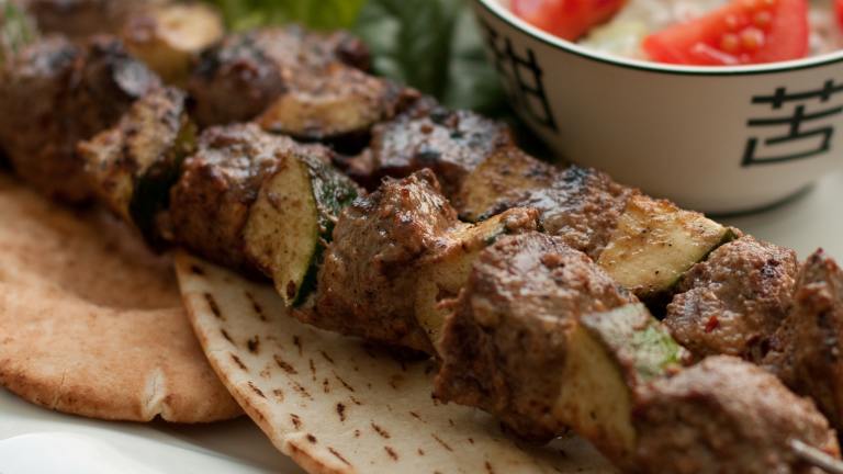 Spicy Lamb Shish Kebabs With Greek Pita Bread created by Peter J