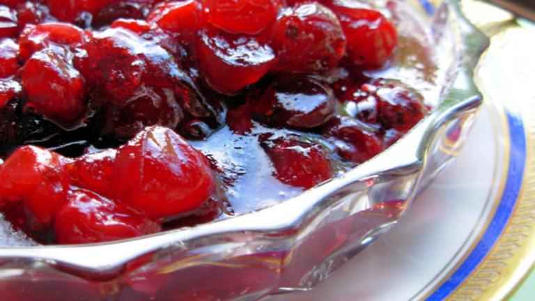 Whiskey Spiked Cranberry Relish Created by French Tart
