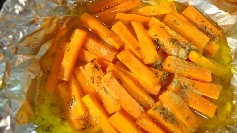 Baked Carrots With Cumin, Thyme, Butter and Chardonnay Created by ImPat