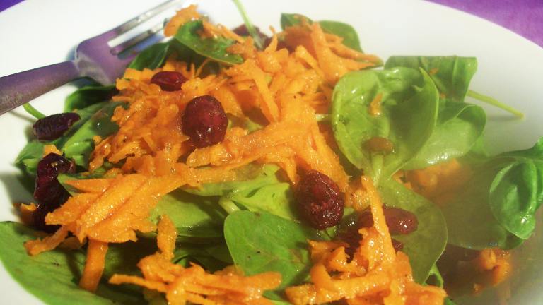Spinach and Carrot Salad created by Sharon123