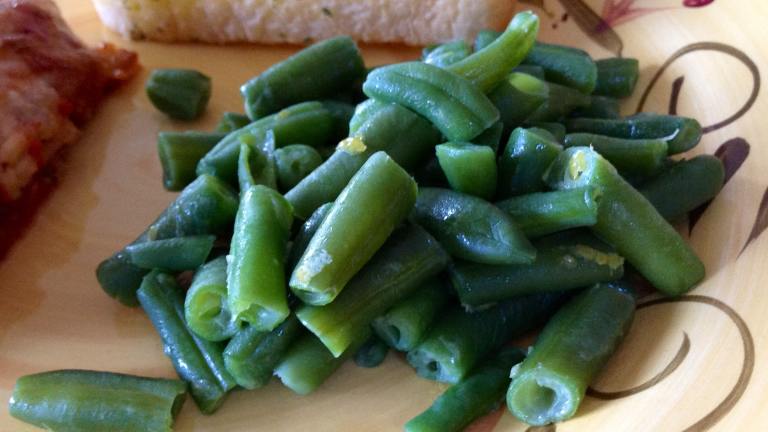 Green Beans With Lemon Butter Created by WiGal