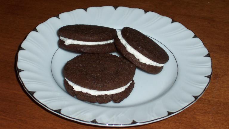 Homemade Oreo Cookies Created by Andys Wife