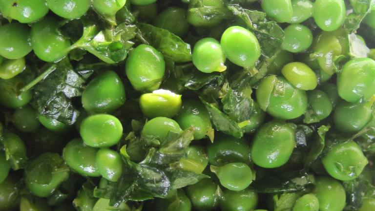 Fresh English Pea Salad Created by magpie diner