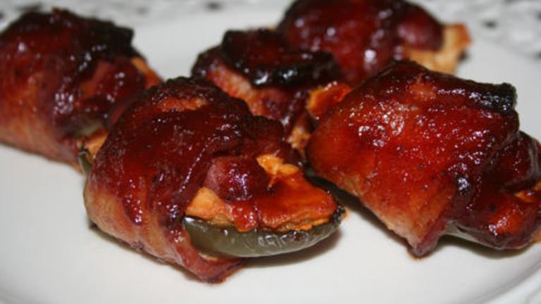 Spicy "lil Smokie" Bacon Wrapped Jalapeno Poppers created by Nimz_