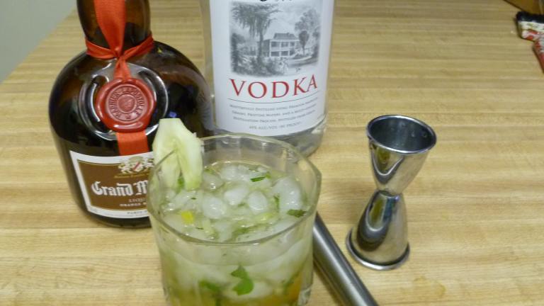 Cucumber, Kumquat, and Mint Vodka Cocktail created by Ambervim