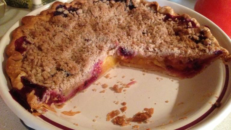 Peach Blueberry Streusel Pie created by Torachef 1997