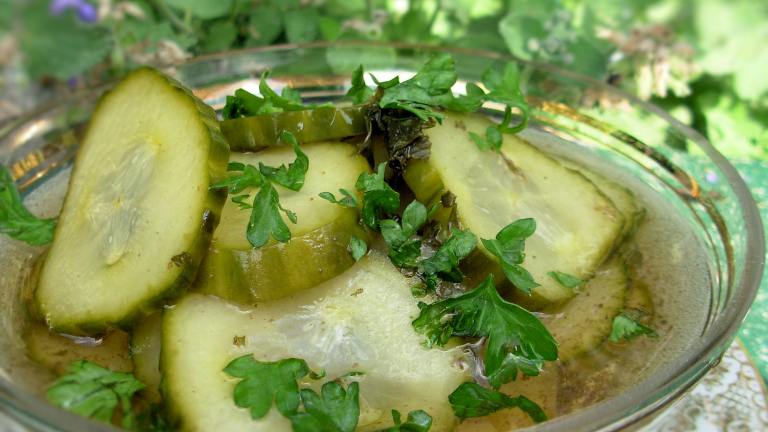 Pickled Fresh Cucumbers created by French Tart