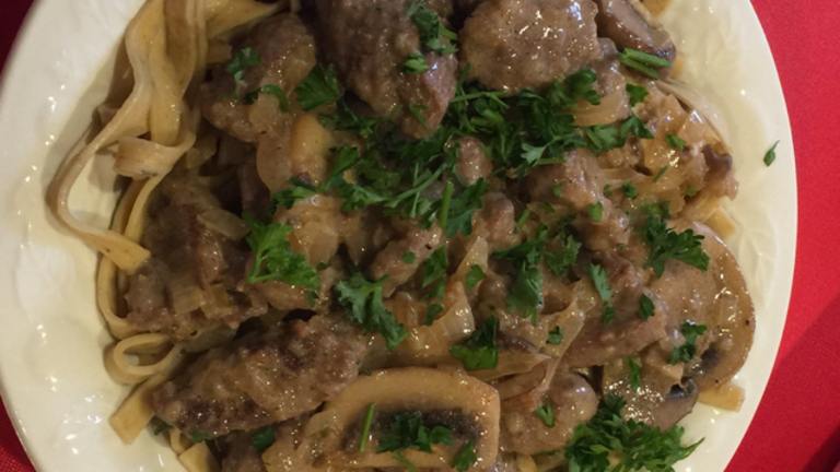 Classic Beef Stroganoff created by Mary K.
