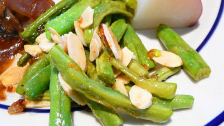 Sauteed Green Beans With Almonds Created by Outta Here
