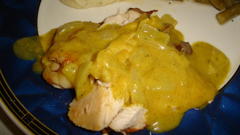 Kip Met Kerriesaus (Baked Chicken With Curry Sauce) created by Jessica K