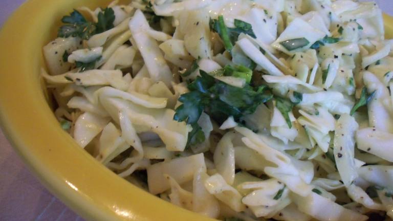 Simple Cabbage Coleslaw Created by Parsley