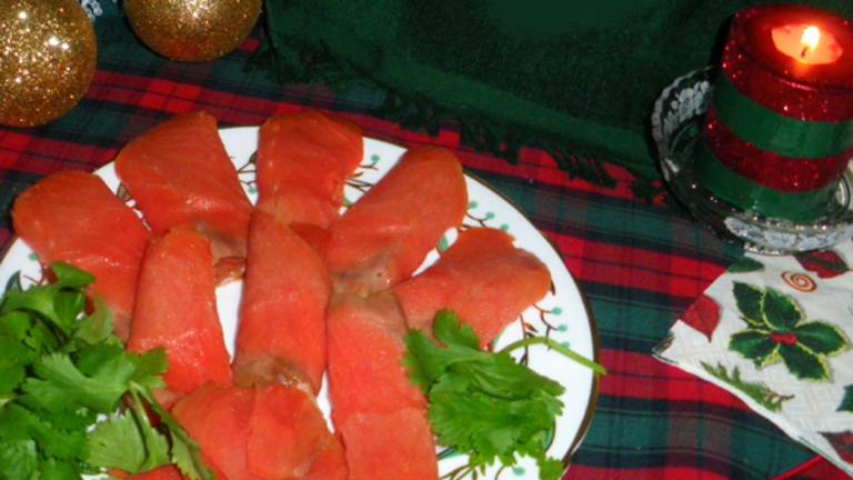 Danish Gravlaks (lox) Cured Salmon Created by Bergy