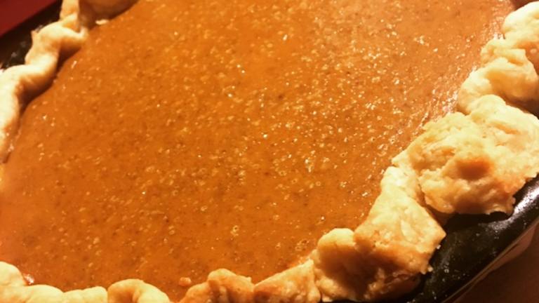 My Favorite Pumpkin Pie Created by CookingONTheSide 
