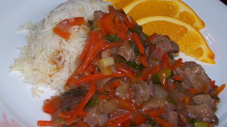 Spicy Orange Beef Stir Fry created by Rita1652