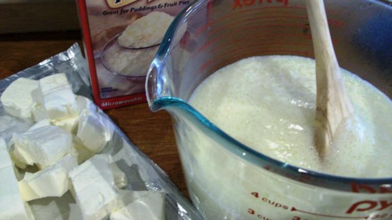 Tapioca Cream Cheese Pudding created by 2Bleu