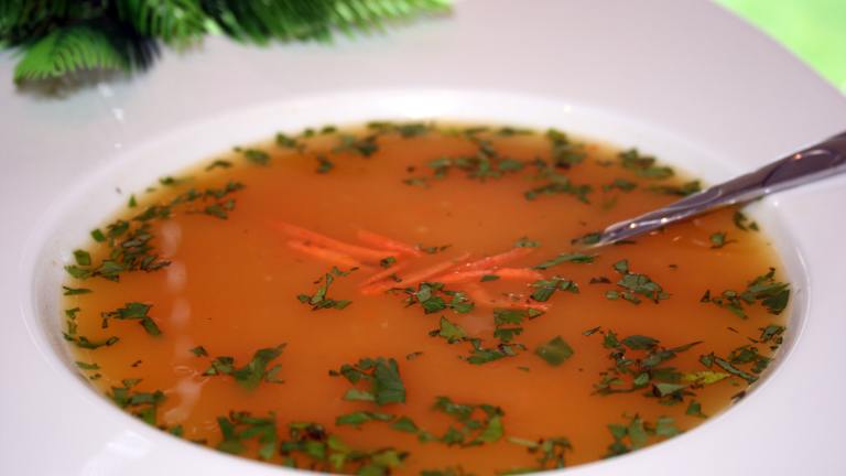 Curried Carrot and Coriander Soup Created by Tinkerbell